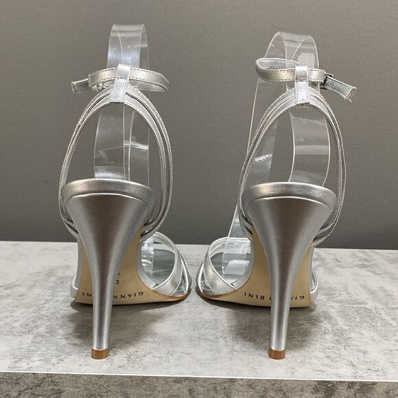 NWT Gianni Bini Metallic Silver Heels size 8 - Picture 8 of 16
